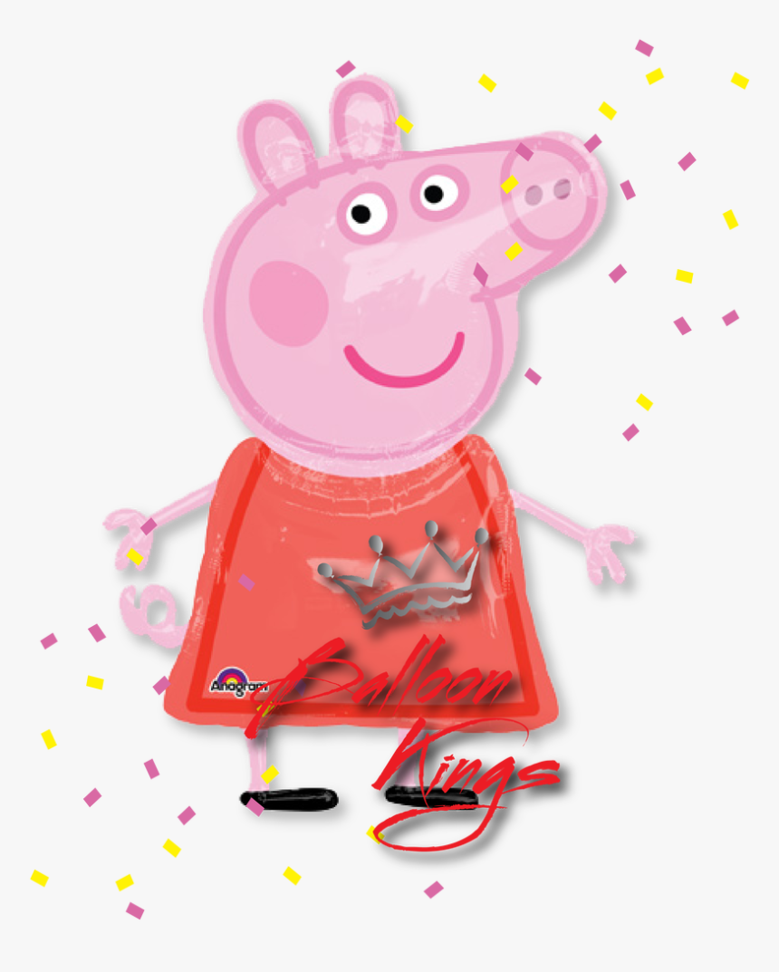 Transparent Pepa Pig Png - Peppa Pig Foil Balloon, Png Download, Free Download