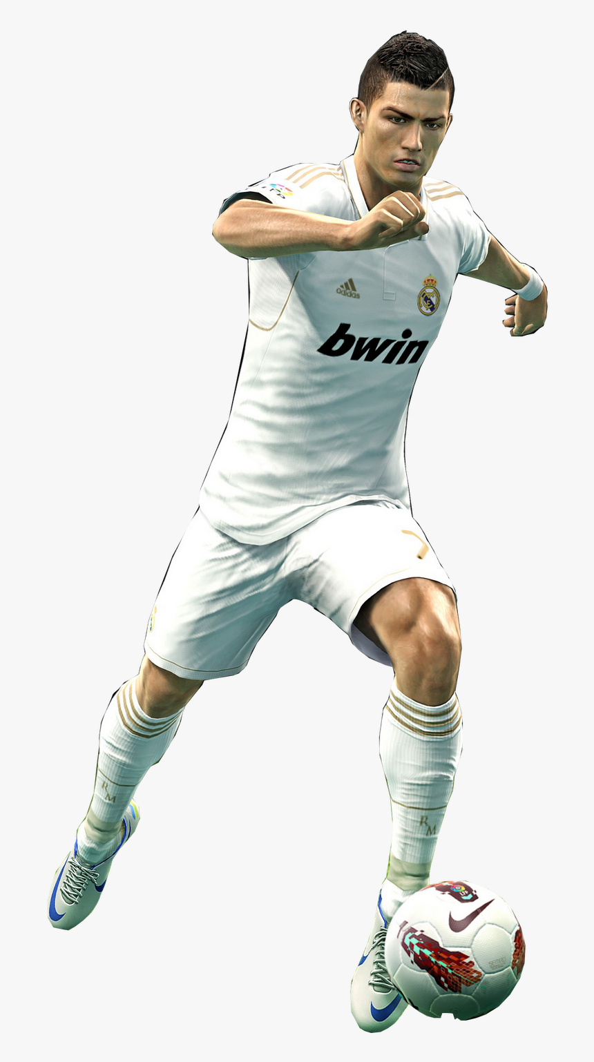 Evolution Cristiano Ronaldo 2009 Soccer Pro Clipart - Cristiano Ronaldo Pes Png, Transparent Png, Free Download