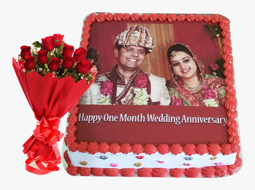 Happy 1st Wedding Anniversary Cake , Png Download - Happy 1st Wedding Anniversary Cake, Transparent Png, Free Download