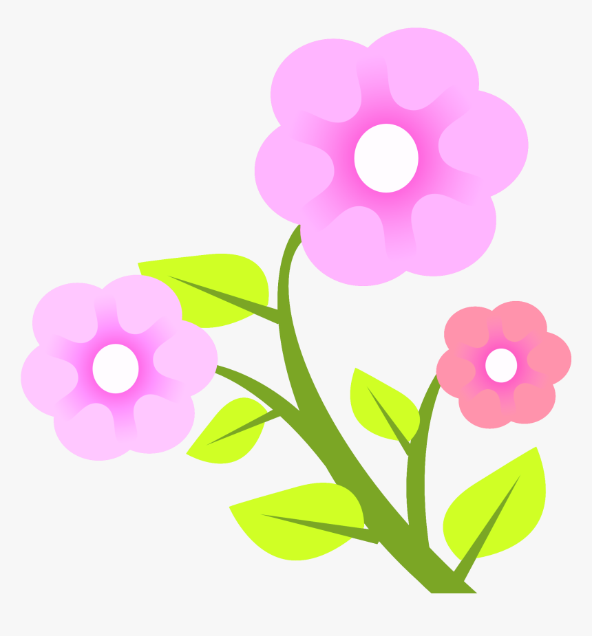 Flower Vector Png Image Purepng Free Transparent Cc0 - Vector Clipart Floral Png, Png Download, Free Download