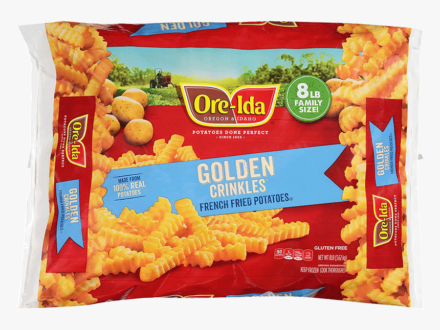 Ore Ida Golden Crinkles 8lb, HD Png Download, Free Download