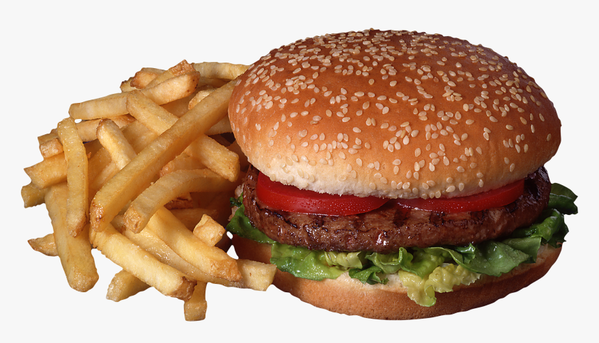 Zinger Burger Top 10 Zinger Burger And French Fries - Cheese Burger And Chips, HD Png Download, Free Download