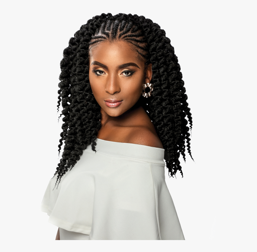 Curly Kinky Crochet Hairstyles, HD Png Download, Free Download