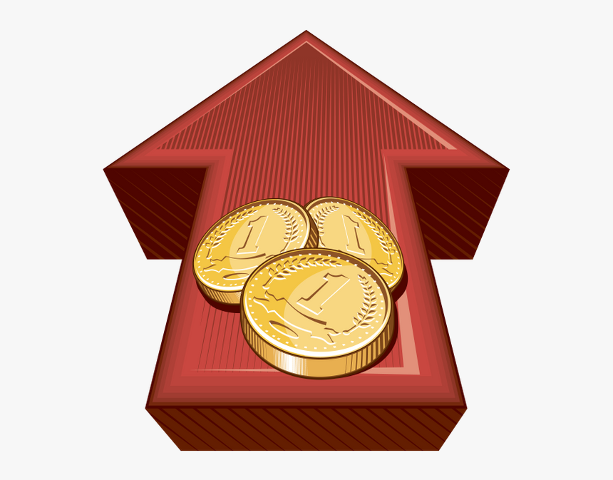 Transparent Seta Vermelha Png - Gold Coin, Png Download, Free Download