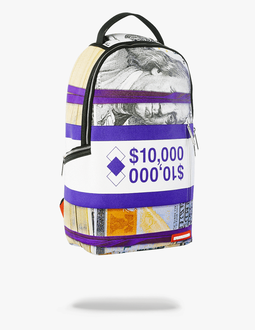 Stack Of Money Png - Purple Money Bands Sprayground, Transparent Png, Free Download