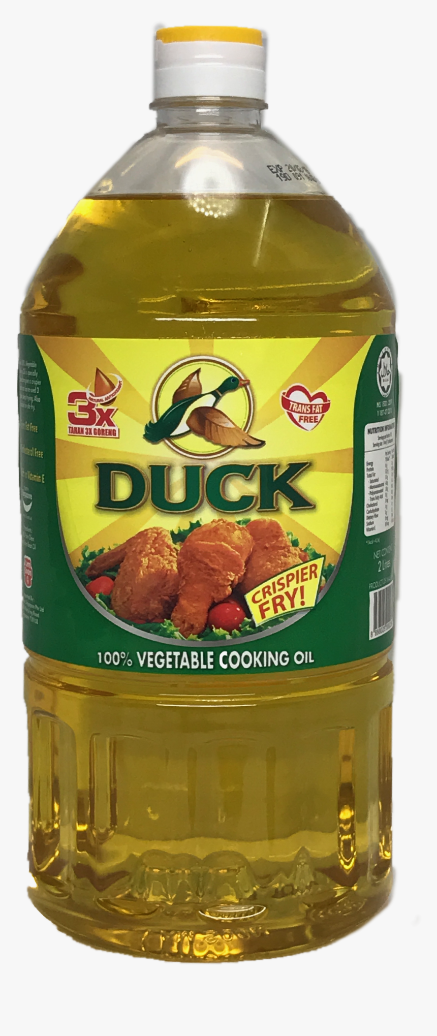 Duck 100% Vegetable Cooking Oil 2l - Iced Tea, HD Png Download, Free Download