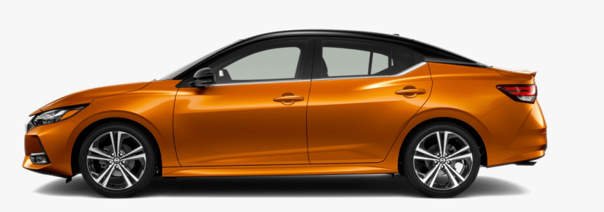 Two-tone Monarch Orange Metallic / Super Black - Lexus Ls 500 Side View, HD Png Download, Free Download