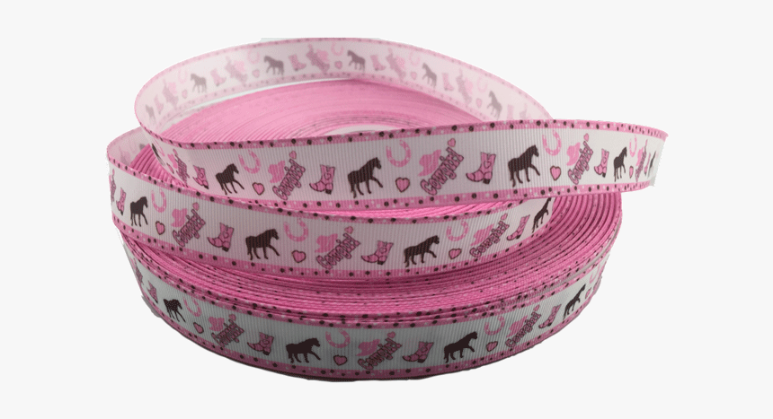 Ribbons [tag] Cowgirl, Cowboy Boots, Horseshoe Grosgrain - Bangle, HD Png Download, Free Download