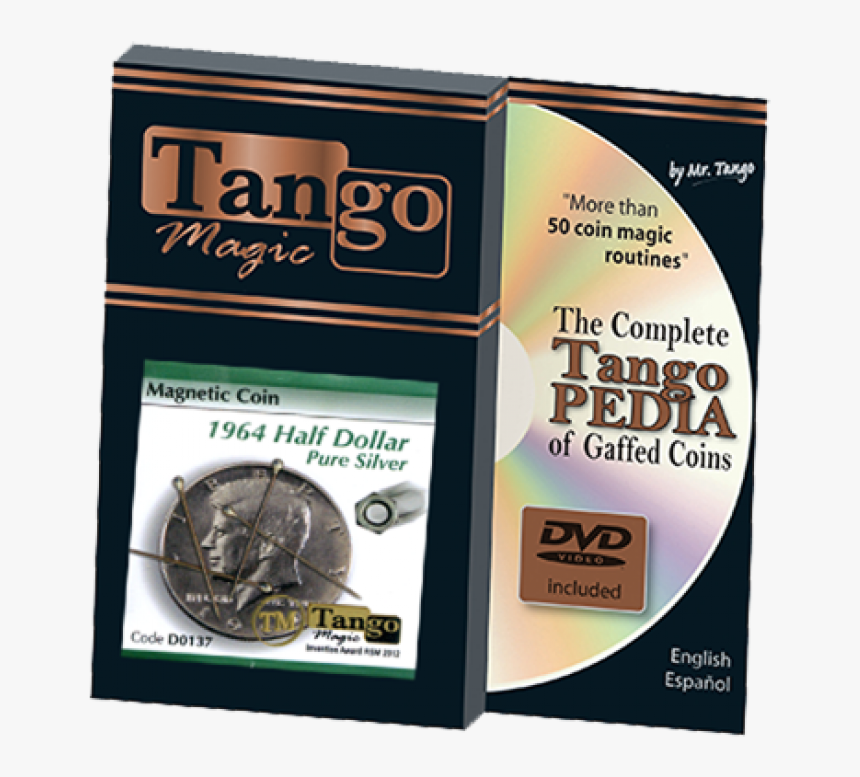 Magnetic Coin Half Dollar 1964 By Tango - Coin, HD Png Download, Free Download