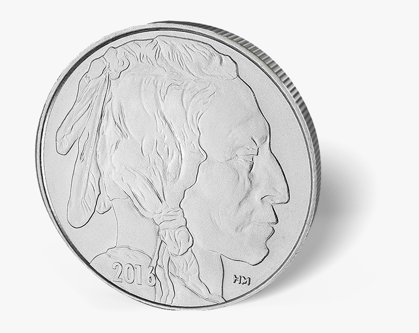 Picture Of 1 Oz Silver Buffalo Design Hm - Dime, HD Png Download, Free Download