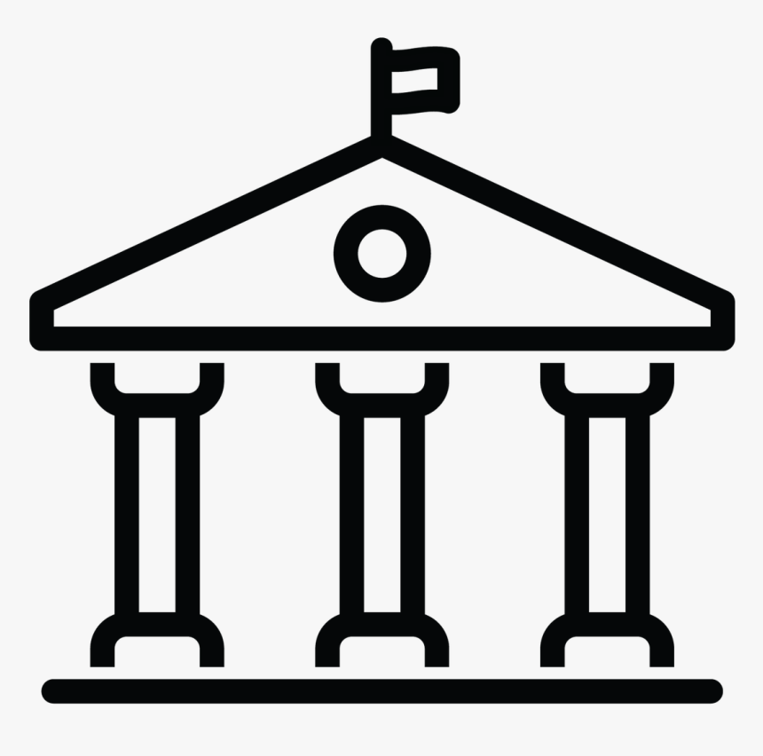 Central Government Clipart - Townhall Clipart Black And White, HD Png Download, Free Download