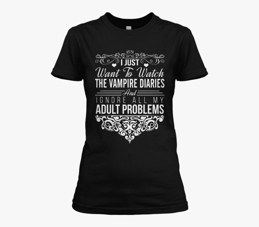 I Just Want To Watch Vampire Diaries Shirt - Raiders Shirts, HD Png Download, Free Download