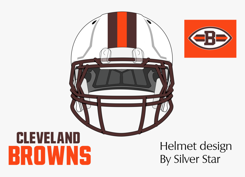 Cleveland Browns White Helmets, HD Png Download, Free Download