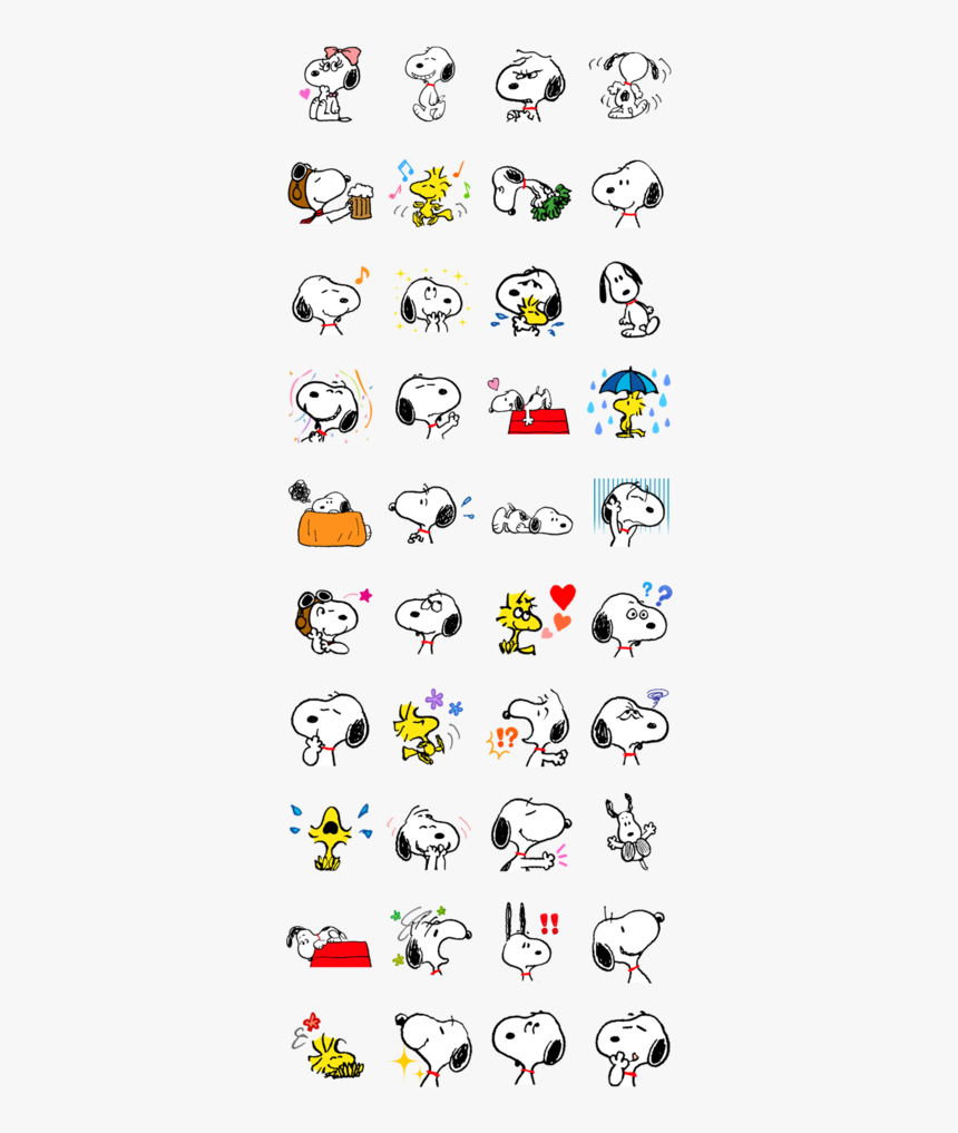 Transparent Snoopy Sleeping Png - Snoopy Expressions, Png Download, Free Download