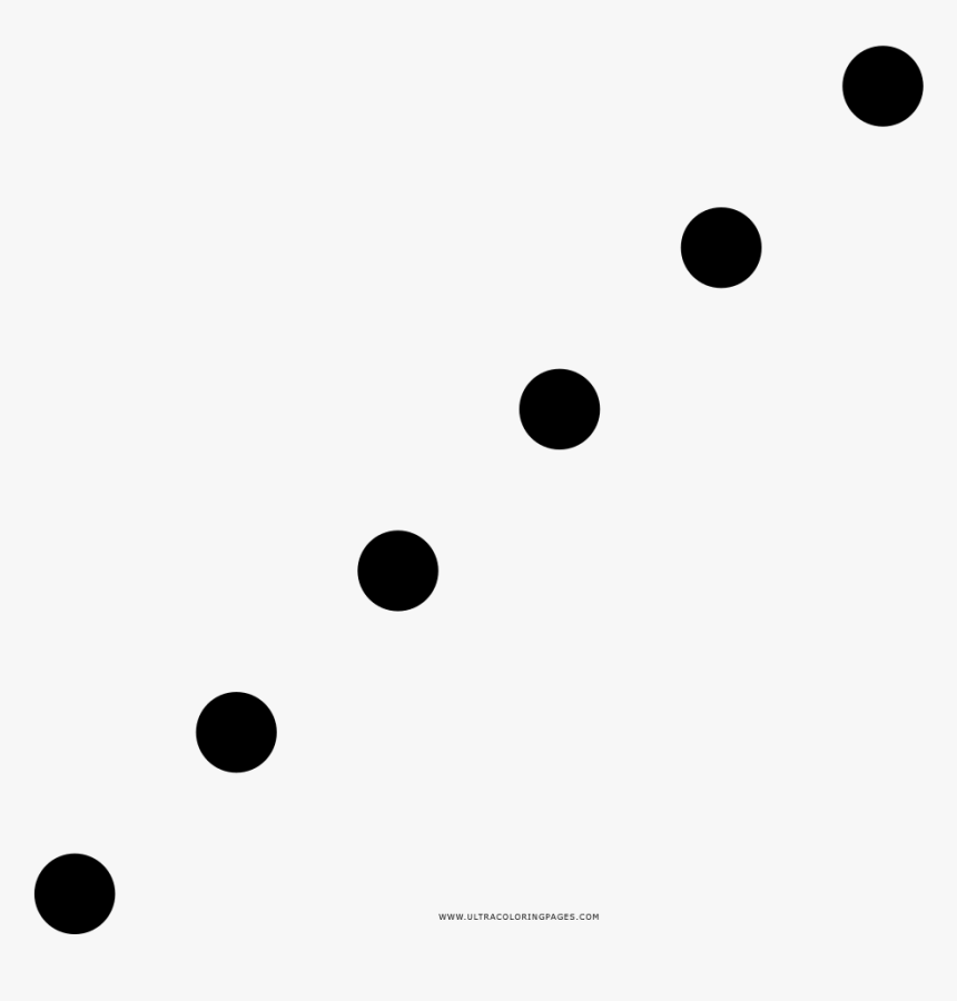 Dotted Line Coloring Page - Circle, HD Png Download, Free Download
