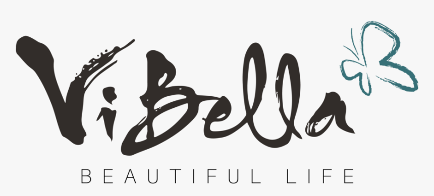 Vibella Dark Blue Beatuiful Life Logo 1-01 - Calligraphy, HD Png Download, Free Download