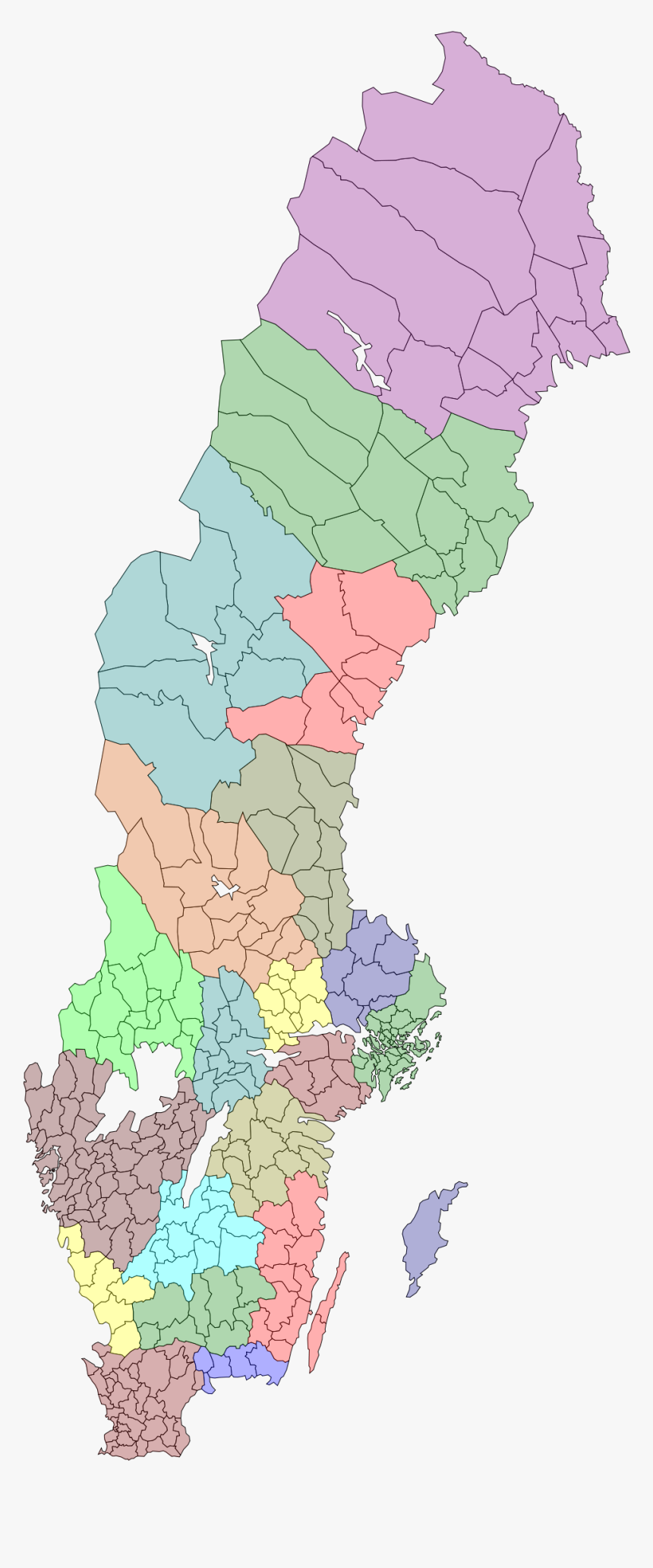 Sweden Population Map, HD Png Download, Free Download