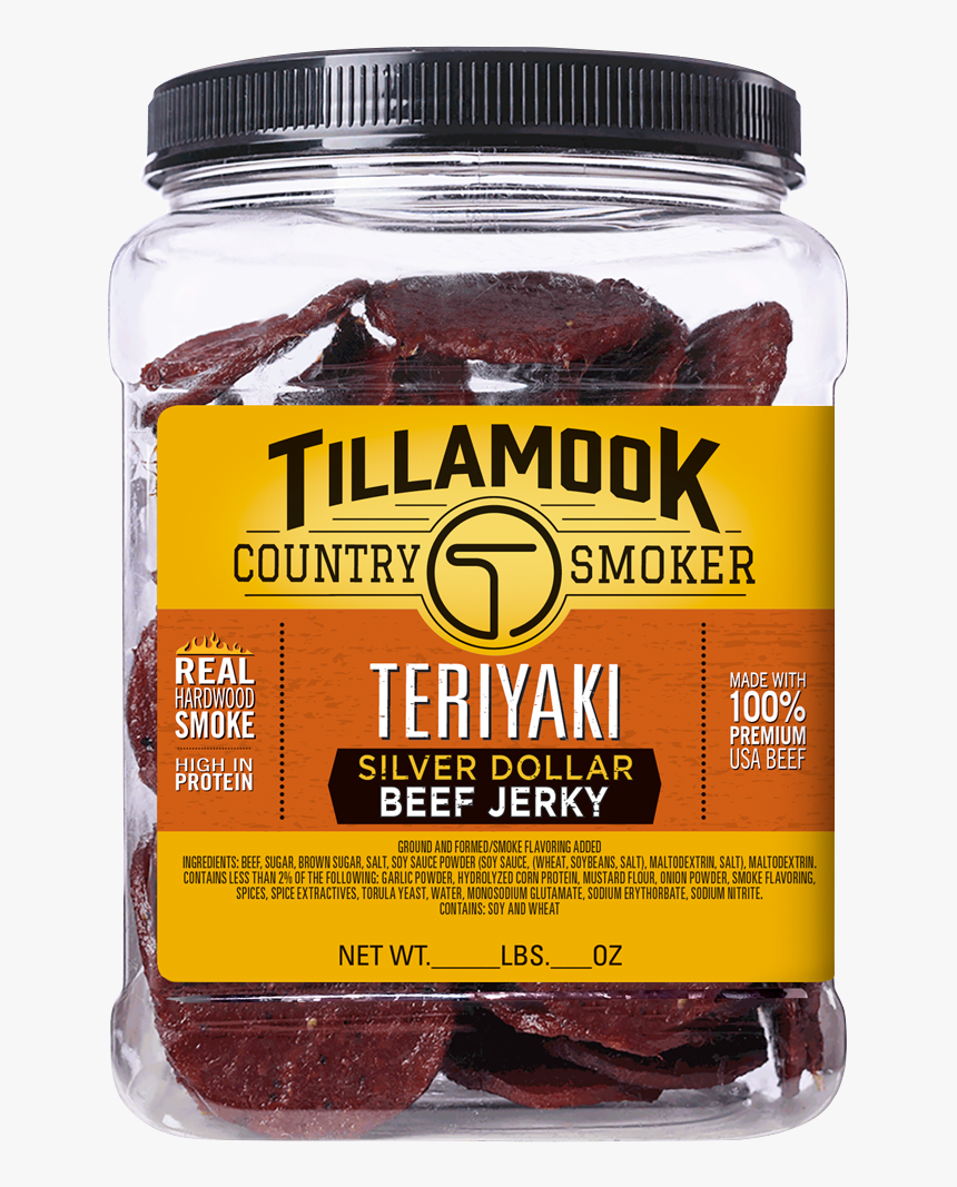 Silver Dollars - Tillamook Beef Jerky Jar, HD Png Download, Free Download