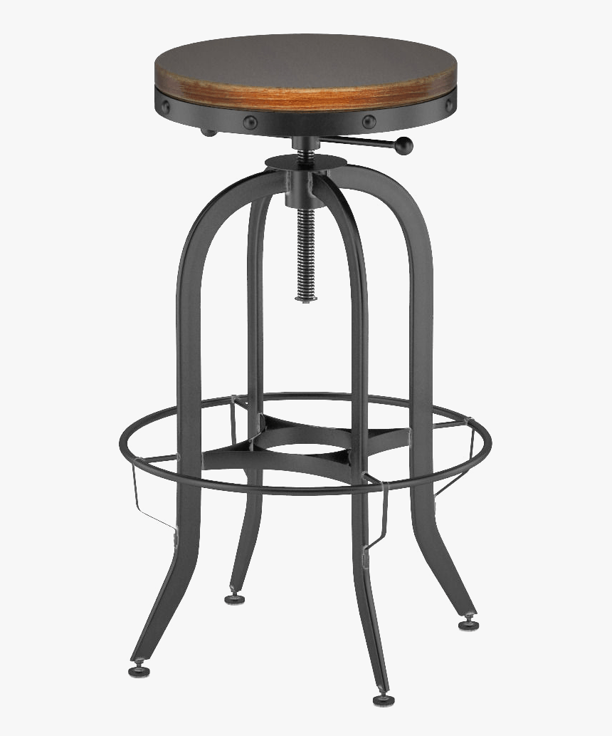 Industrial Bar Stool - Bar Stool, HD Png Download, Free Download