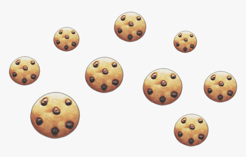 #crown #crownstickers #cookies #cookie #emoji #cute - Chocolate Chip Cookie, HD Png Download, Free Download