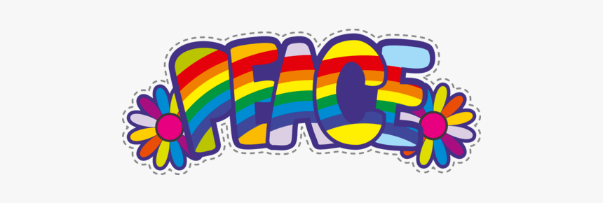 #peace #multicolor #hippie #love #flower #flowers #daddybrad80, HD Png Download, Free Download