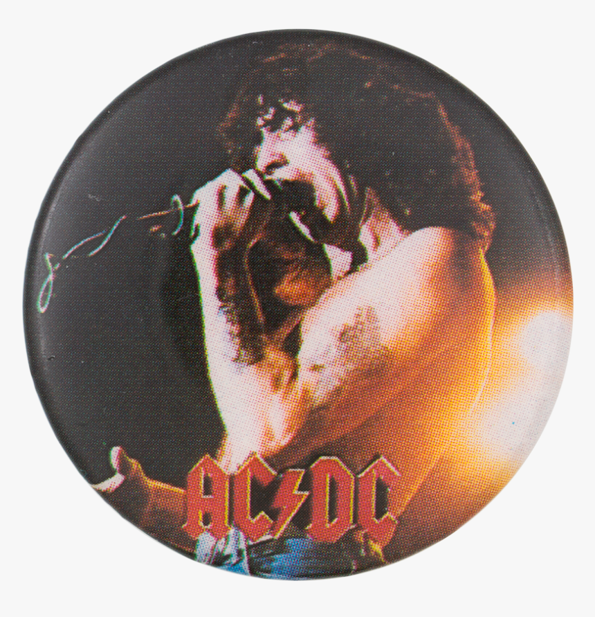 Bon Scott Ac Dc Music Button Museum - Circle, HD Png Download, Free Download