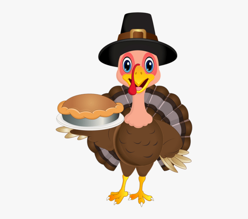 Free Png Download Thanksgiving Cute Turkey Png Images - Transparent Background Thanksgiving Turkey Clipart, Png Download, Free Download