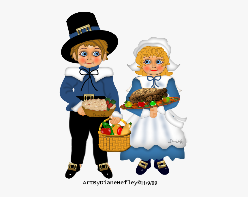 Thanksgiving Pilgrim Clipart, HD Png Download, Free Download