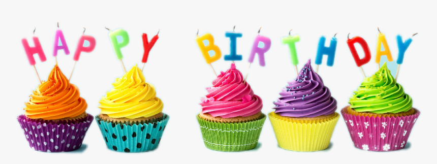 Happy Birthday Wishes Cupcakes, HD Png Download, Free Download