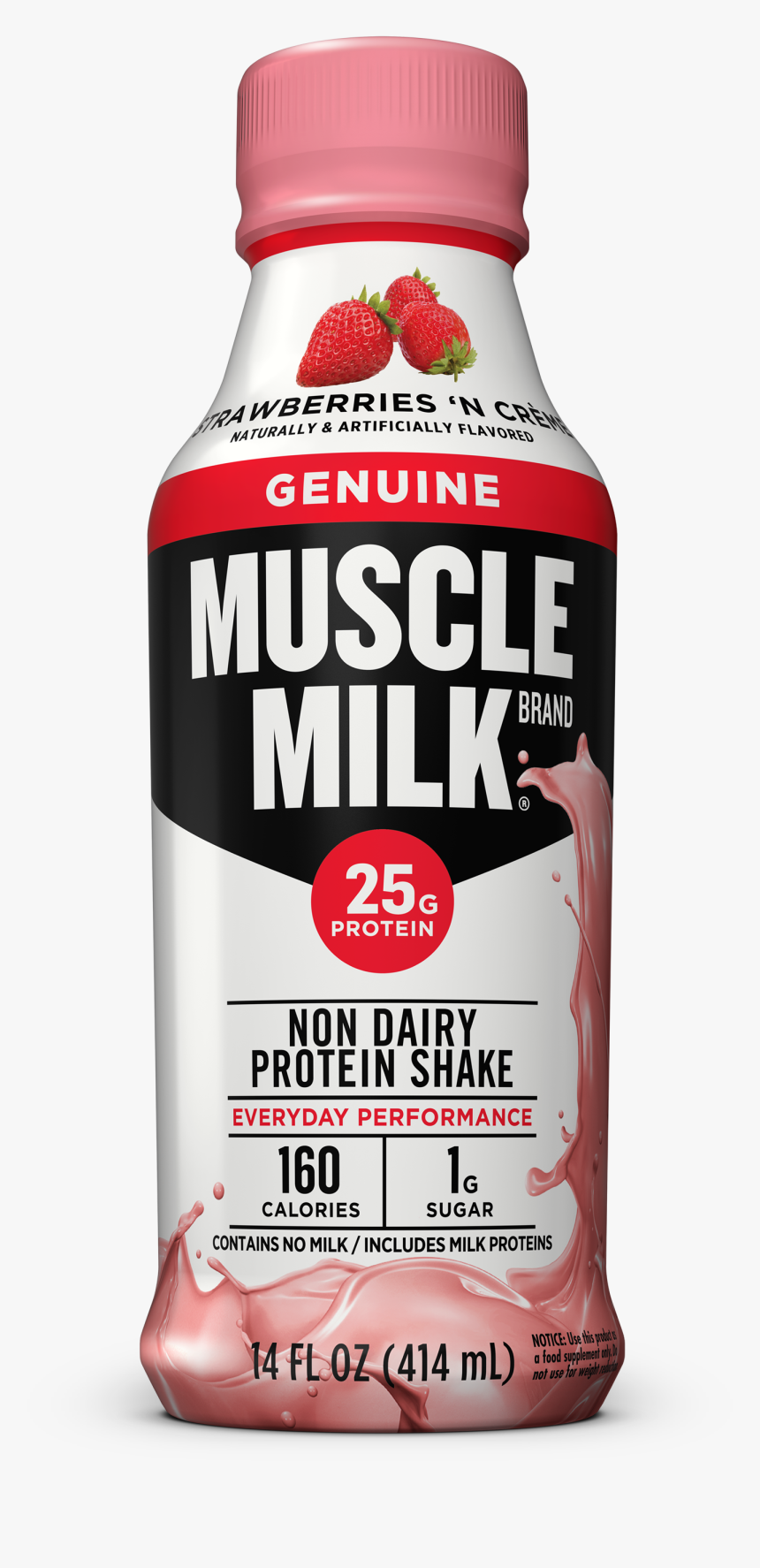 Muscle Milk Protein Strawberry, HD Png Download, Free Download