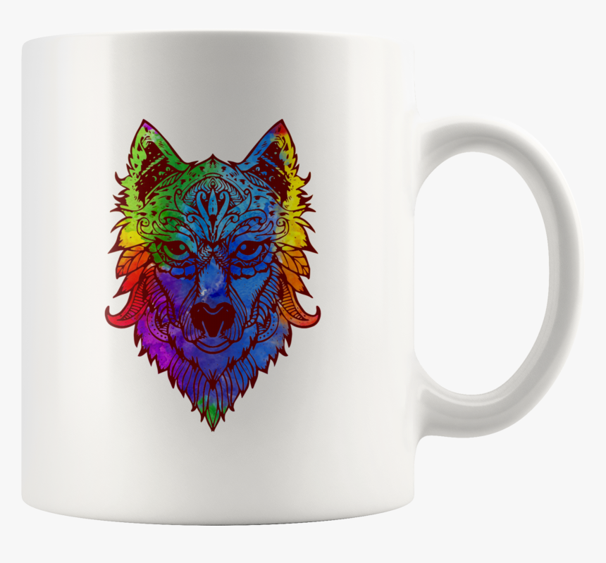 Wolf Head Mug , Png Download - Mug, Transparent Png, Free Download