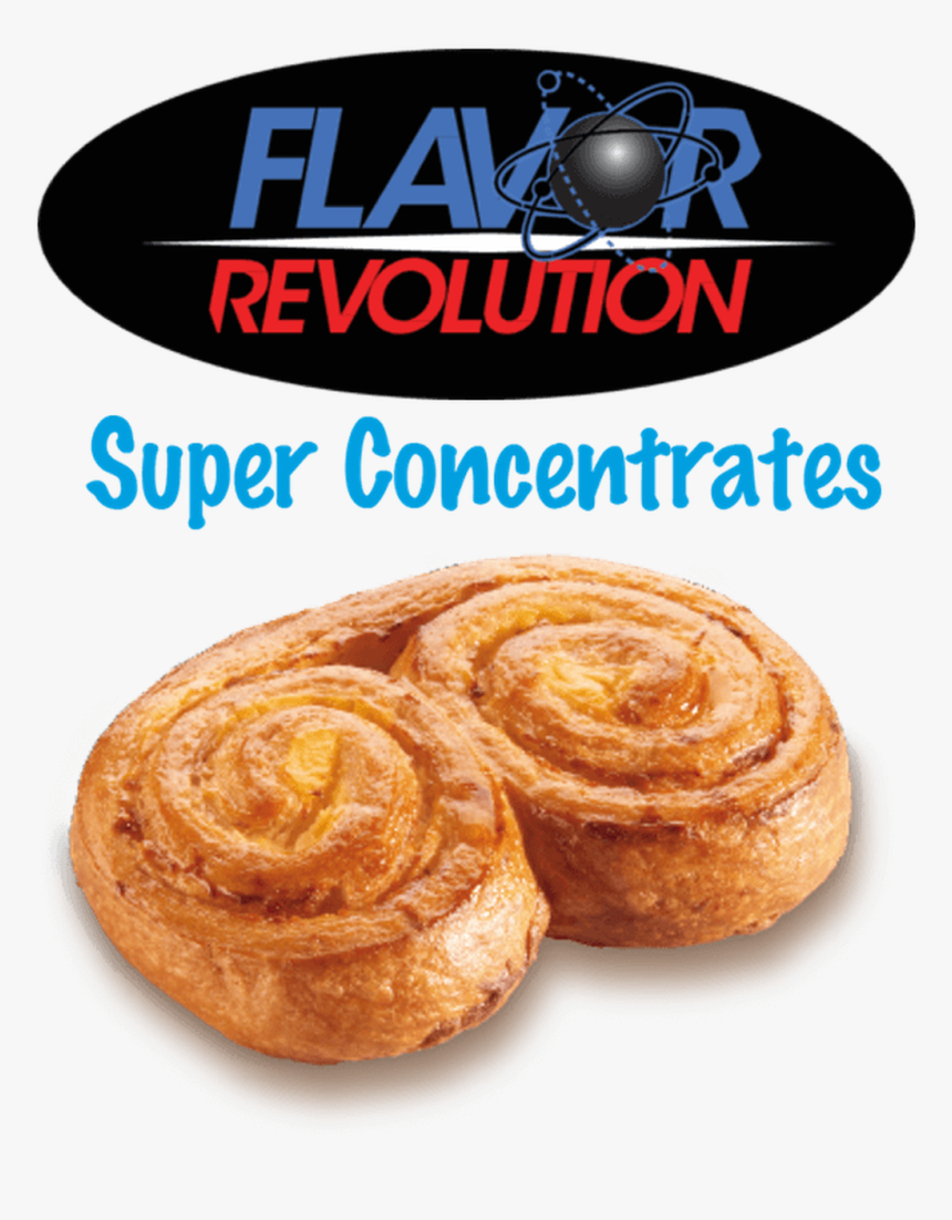 Cinnamon Swirl Pastry Super Flavor Revolution - Cream, HD Png Download, Free Download