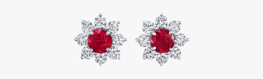 Harry Winston Ruby Earrings, HD Png Download, Free Download