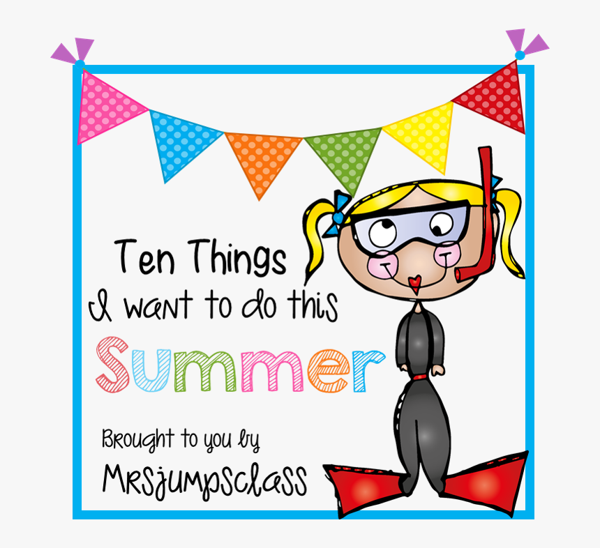 This Is A Square Graphic That Says "ten Thing I Want - Ten Thing I Want To Do This Summer, HD Png Download, Free Download