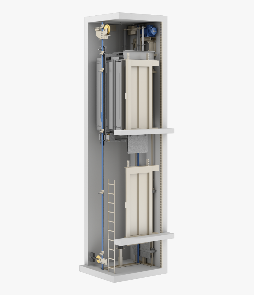 Elevator Atlas Basic Axonometric - Thang Máy Fuji, HD Png Download, Free Download