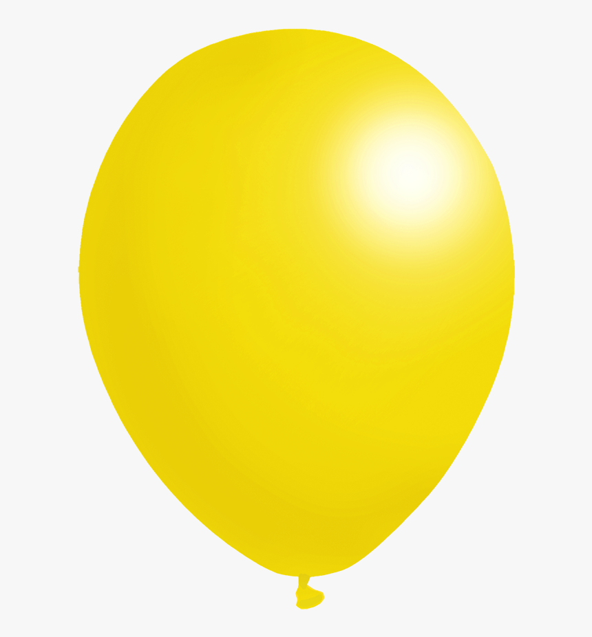 Bright Yellow Balloon - Balloon, HD Png Download, Free Download
