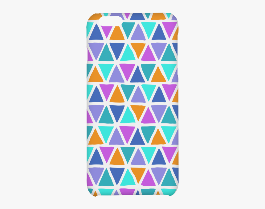 Modern Colored Trinagles / Pyramids Pattern Hard Case - Triangle, HD Png Download, Free Download