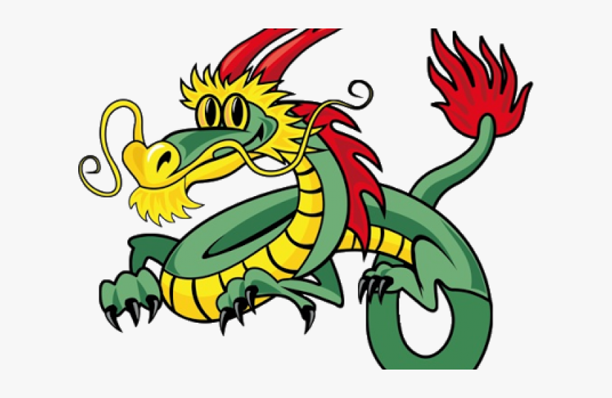 Chinese Dragon Clipart Nice - Chinese Dragon Png Cartoon, Transparent Png, Free Download