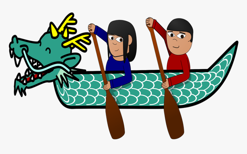 Drawing Chinese Dragon Boat Festival - Dragon Boat Clipart, HD Png Download, Free Download