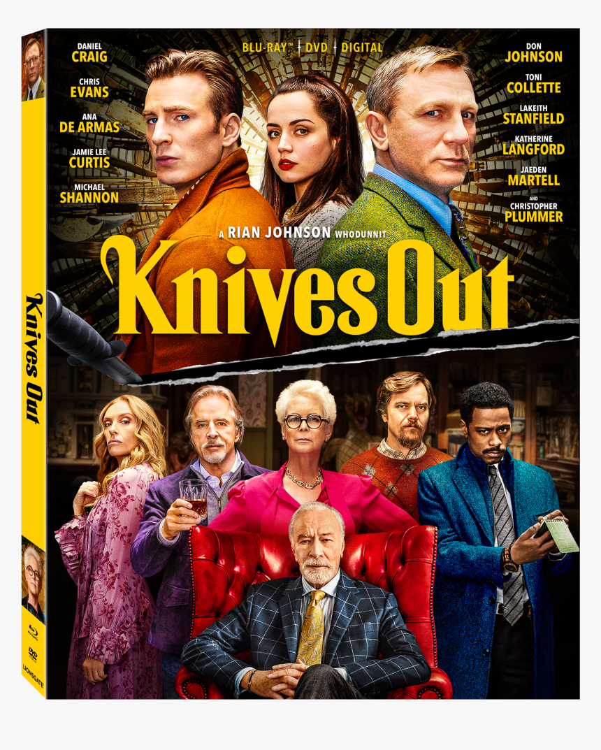 Knives Out - Knives Out Blu Ray, HD Png Download, Free Download