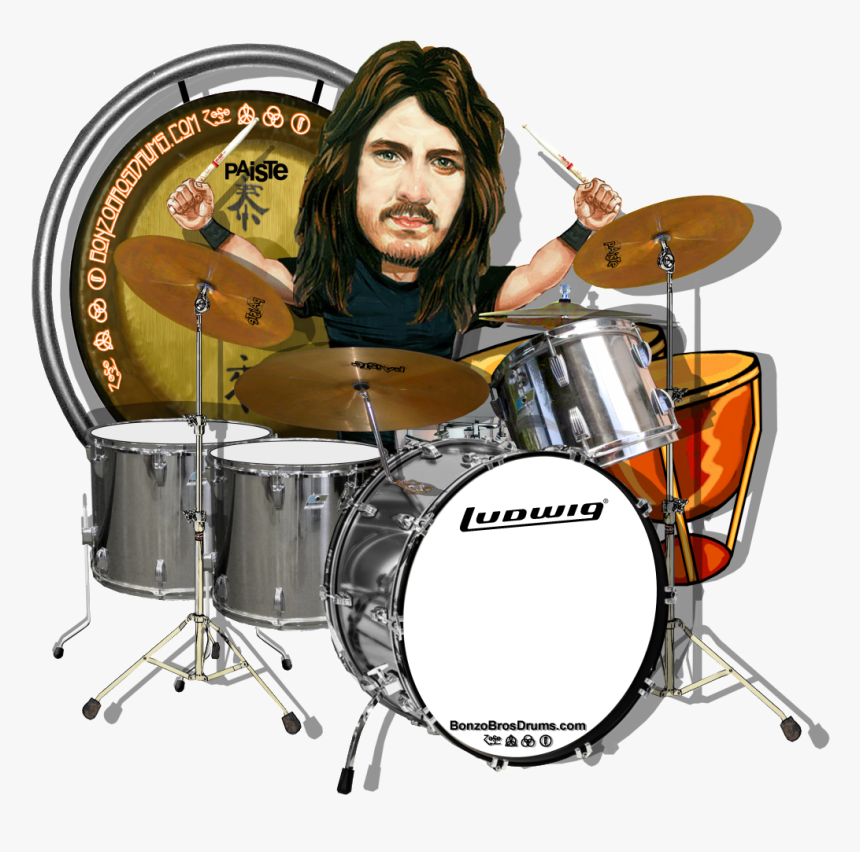 John Bonham Caricature - Led Zeppelin Caricature, HD Png Download, Free Download