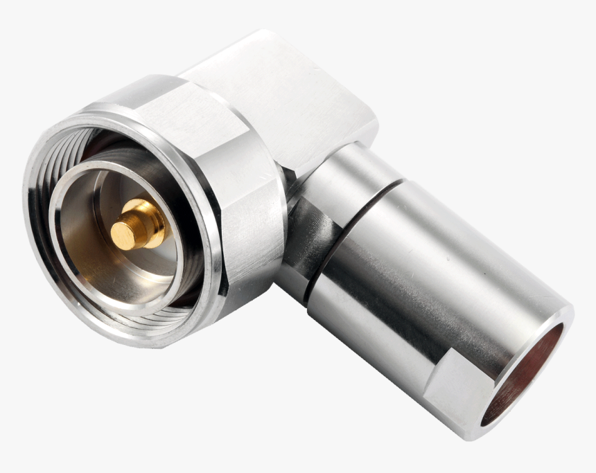 7/16 Din Male Right Angle Clamp Connector For Half - Torch, HD Png Download, Free Download