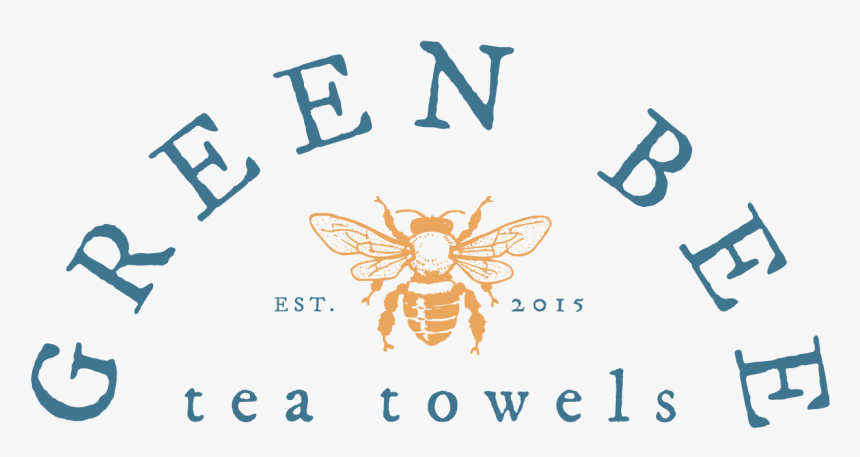 Green Bee Tea Towels - Insect, HD Png Download, Free Download