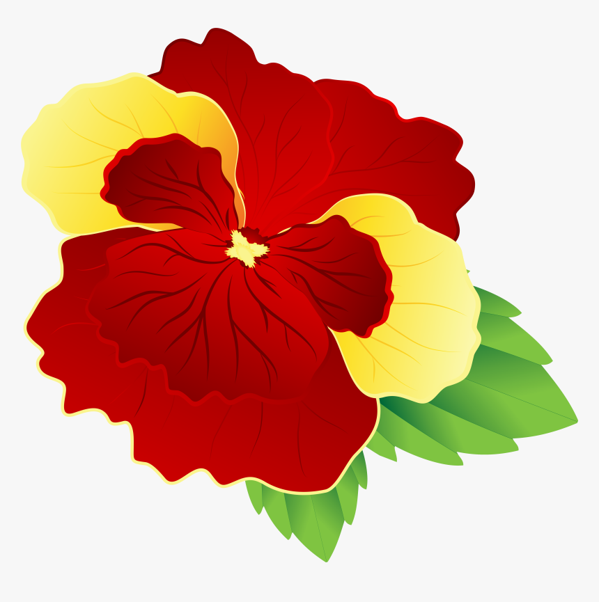 1 Png - Red And Yellow Flowers Png, Transparent Png, Free Download