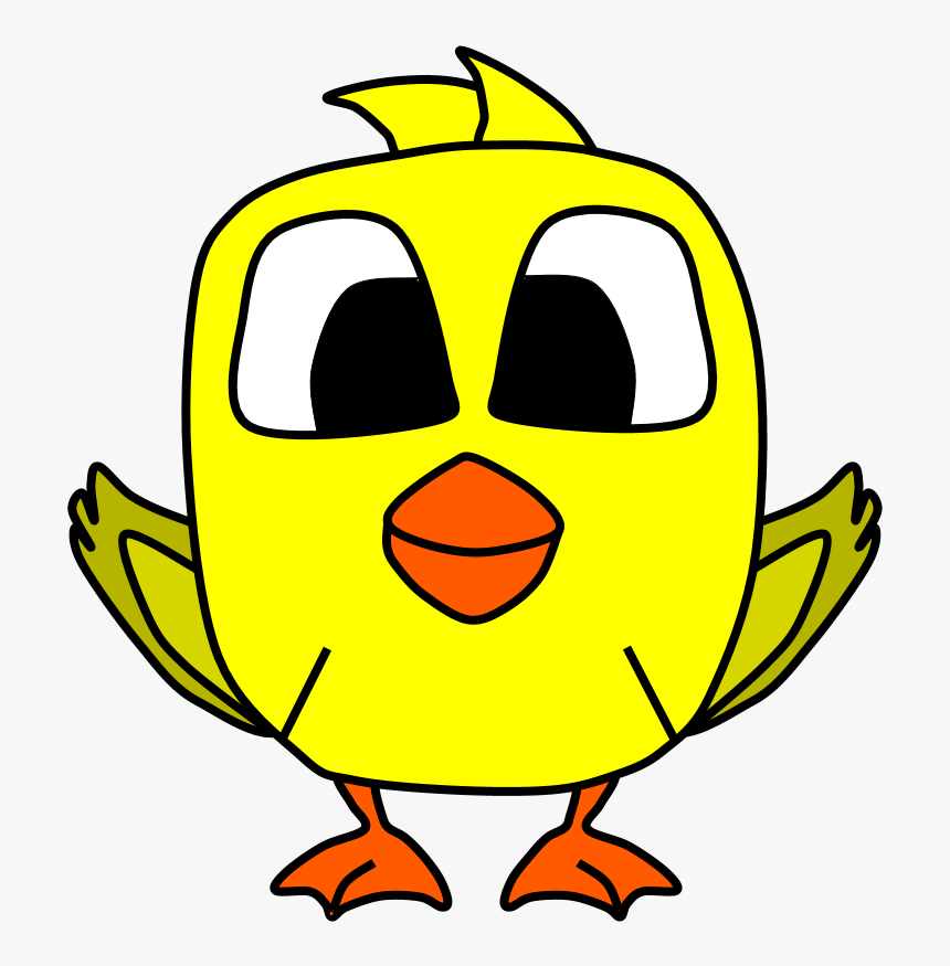 Duck, Big Eyes, Cartoon Animal - Portable Network Graphics, HD Png Download, Free Download