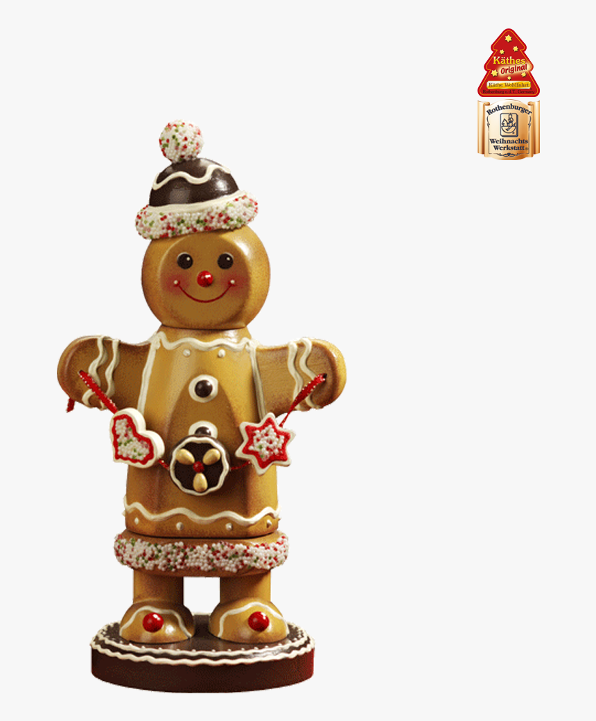 Holzknoddl "gingerbread Man", Incense Smoker - Käthe Wohlfahrt Lebkuchenmann, HD Png Download, Free Download