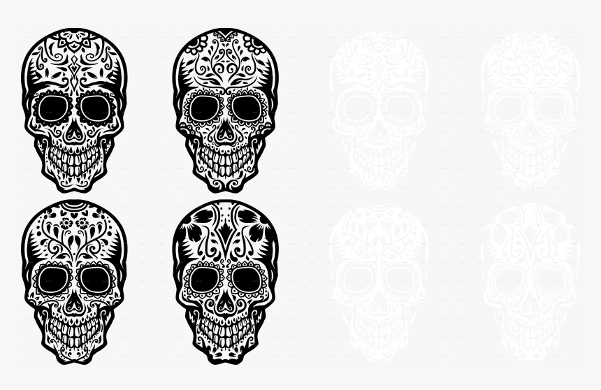 Sugar Skulls Png, Transparent Png, Free Download