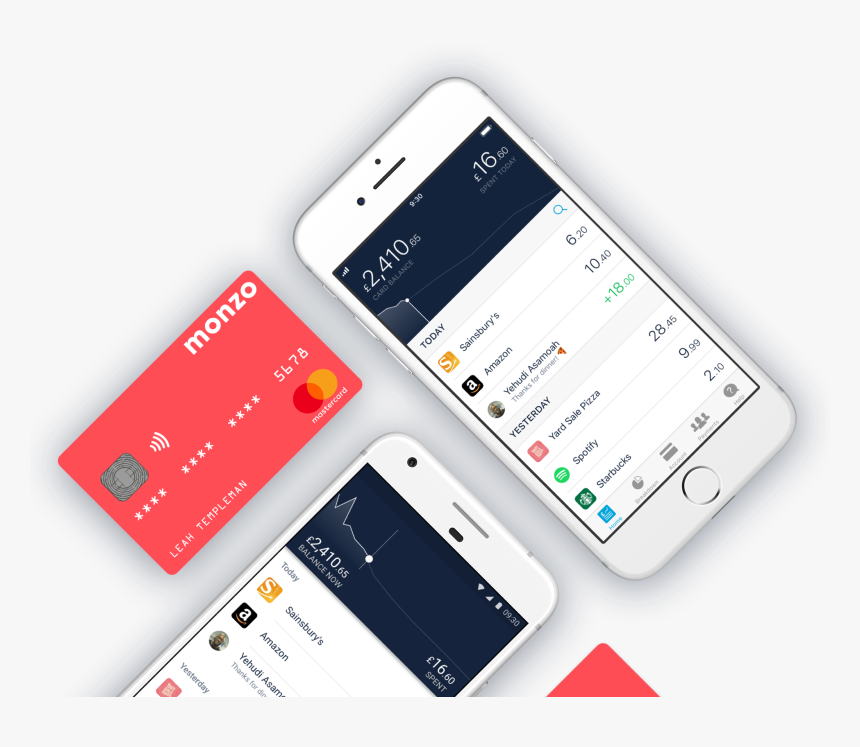 Monzo Bank, HD Png Download, Free Download