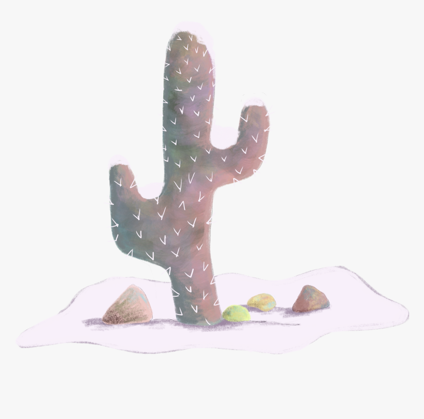 Pink Cactus - Prickly Pear, HD Png Download, Free Download