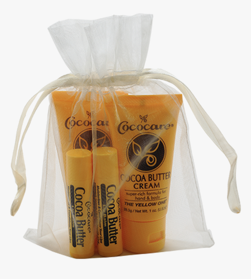 Cocoa Butter Skin And Lip Gift Bag With Two Cocoa Butter, HD Png Download, Free Download